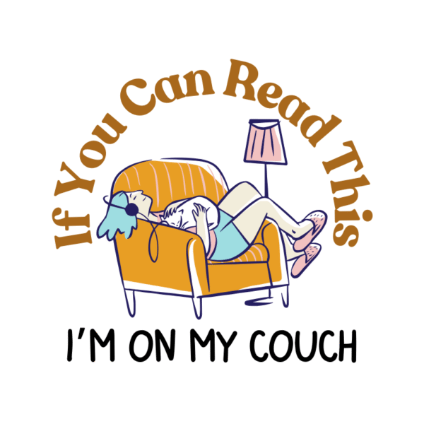 On My Couch custom t-shirt - Image 3