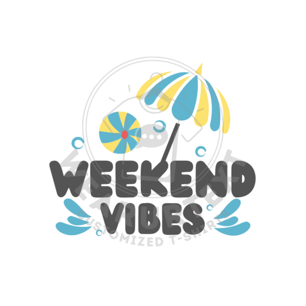 Weekend Vibes custom t-shirt - Image 3