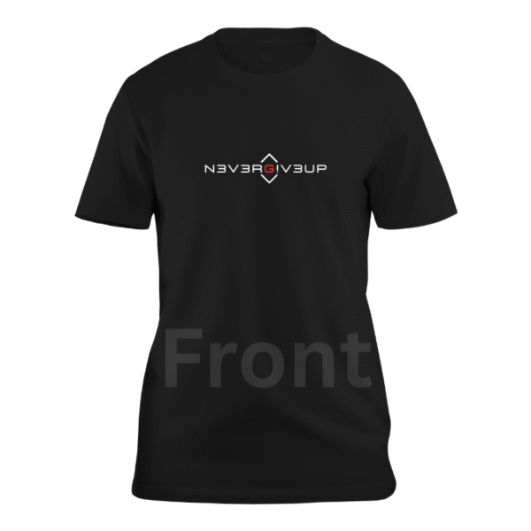 N3V3R G!VE UP custom t-shirt