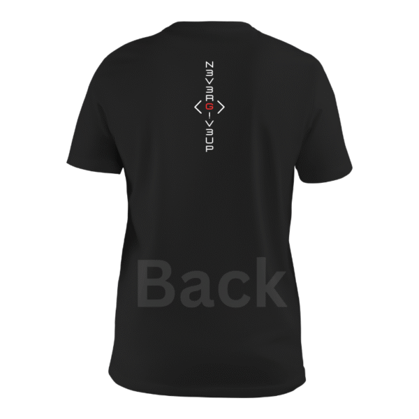 N3V3R G!VE UP custom t-shirt - Image 2